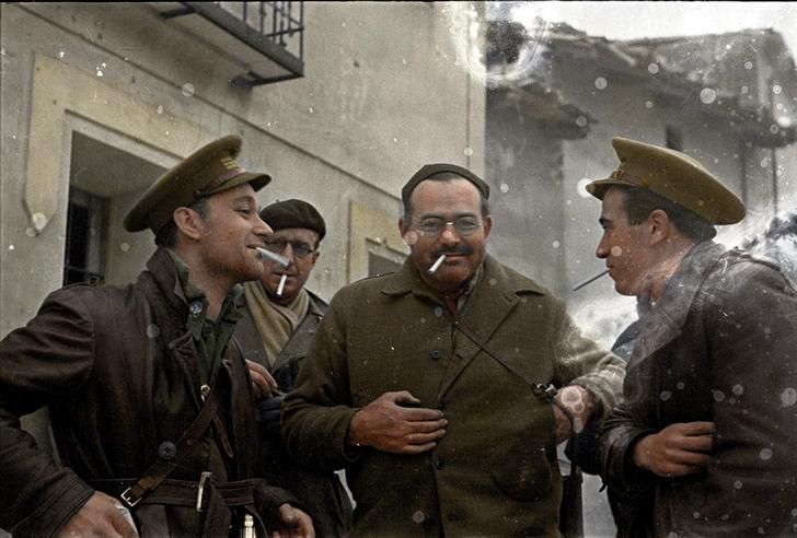 Ernest Hemingway in Color